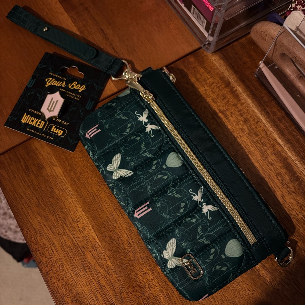 Lug x Wicked Super Metro XL Satin Luxe VL Pouch + charm